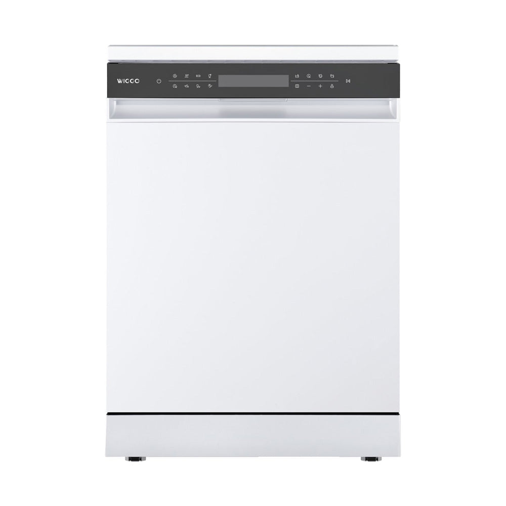 Wiggo WD-F6148B(W) - Vrijstaande Vaatwasser - 60cm - 14 Couverts - 6 wasprogramma's - Energielabel B - 5 jaar garantie - Wit
