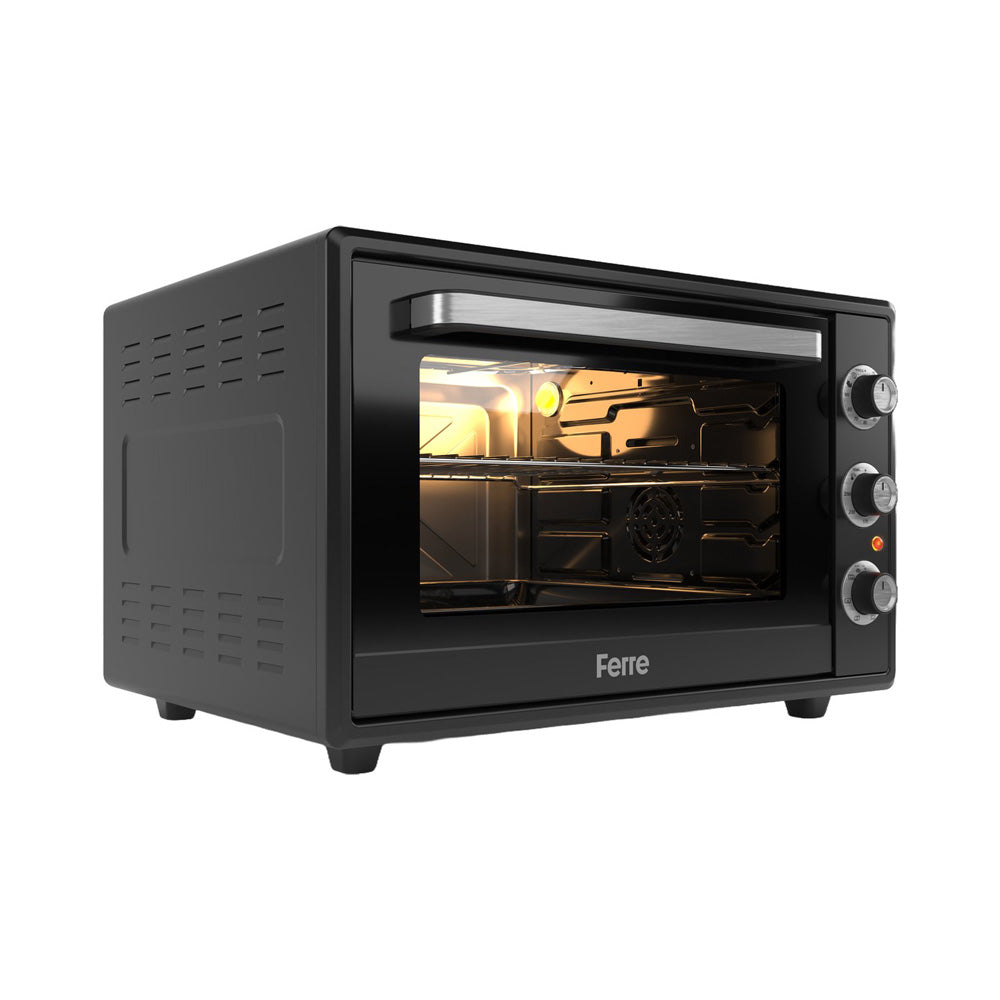 Ferre GFK-60TMO Vrjstaande Mini oven - 60 Liter - Zwart
