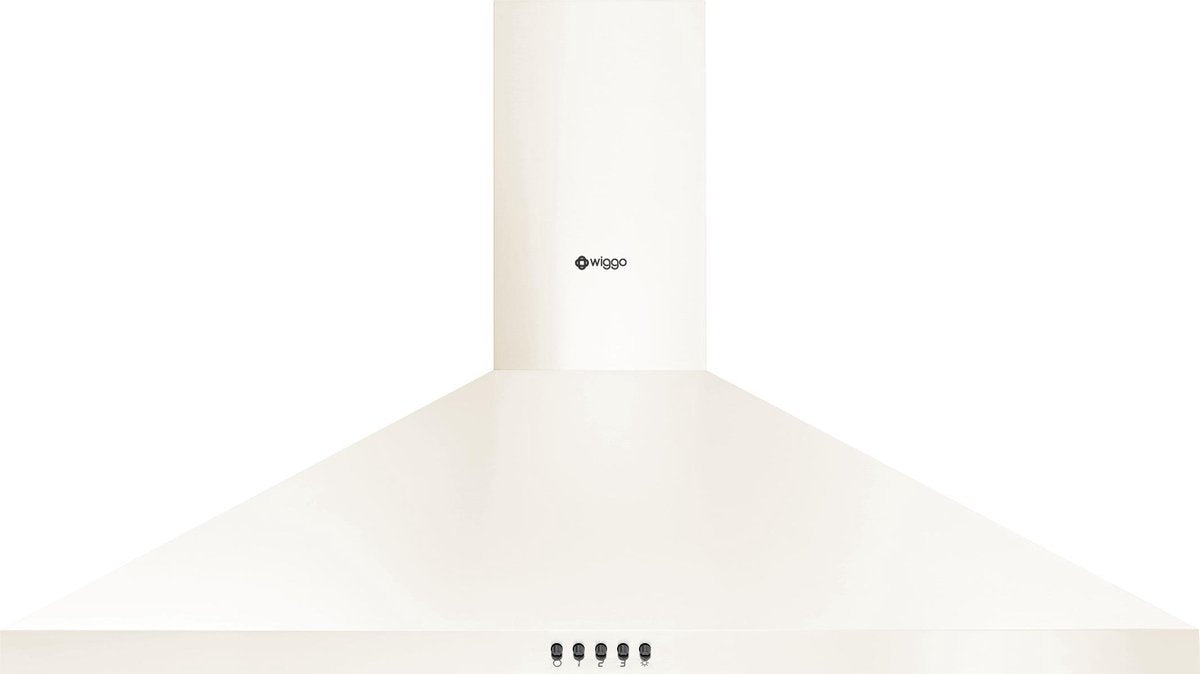 Wiggo WE-E943R(CB) Wandschouw Afzuigkap - 90 cm - Creme