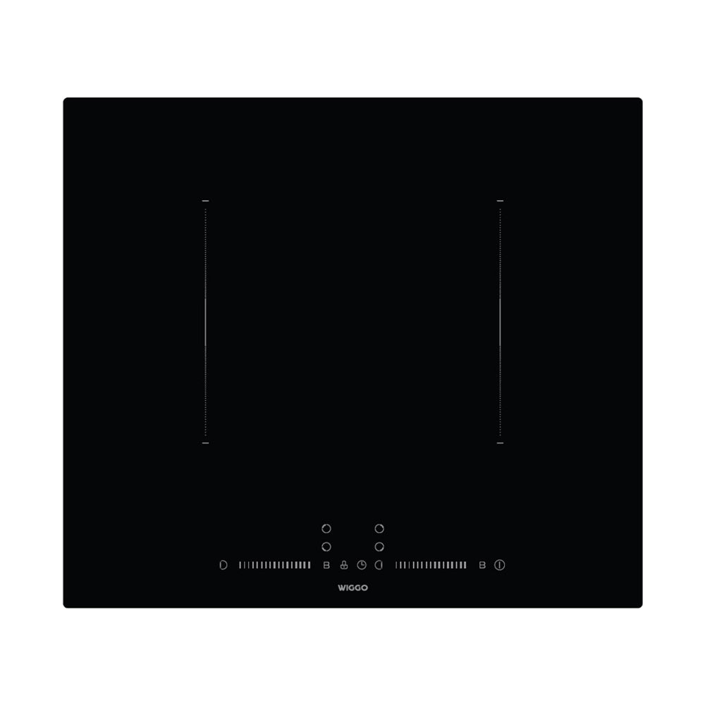 Plaque de cuisson à induction encastrable Wiggo WH-B626IRS(B) - 60 cm - Noire