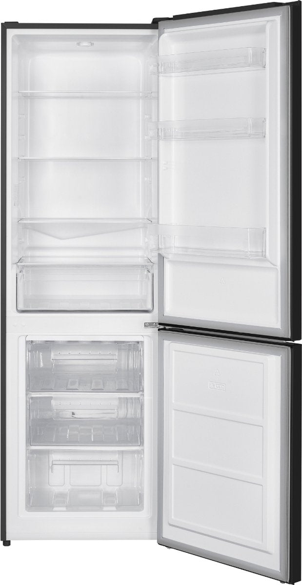 Réfrigérateur-congélateur pose libre Wiggo WR-CD18C(DX) - 60 cm - Acier inoxydable foncé