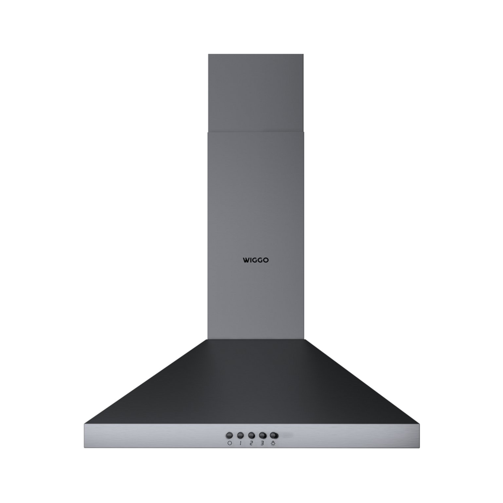 Wiggo WE-A530P(G) - Wandschouw Afzuigkap - 50cm - Grijs