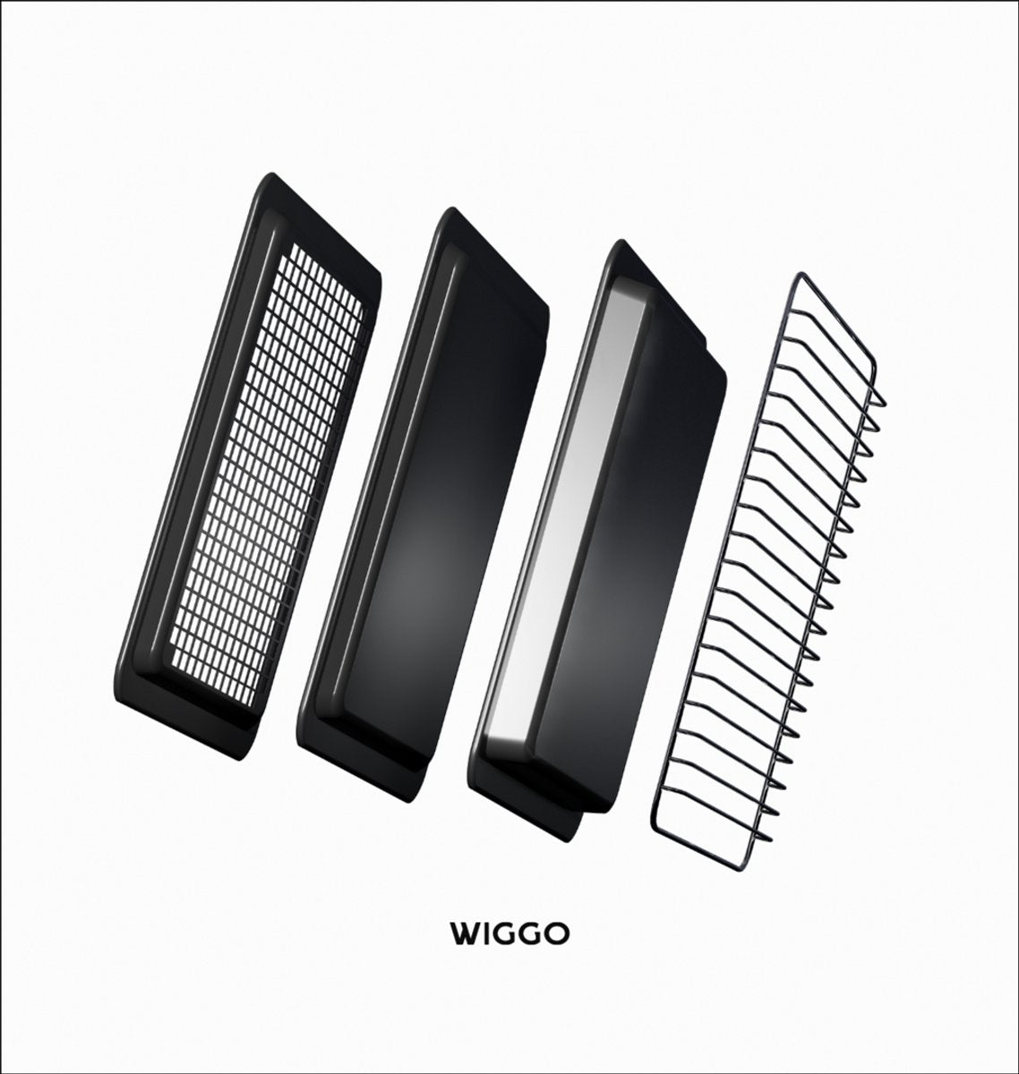 Four encastrable Wiggo WO-B608(G) - 60 cm - Gris