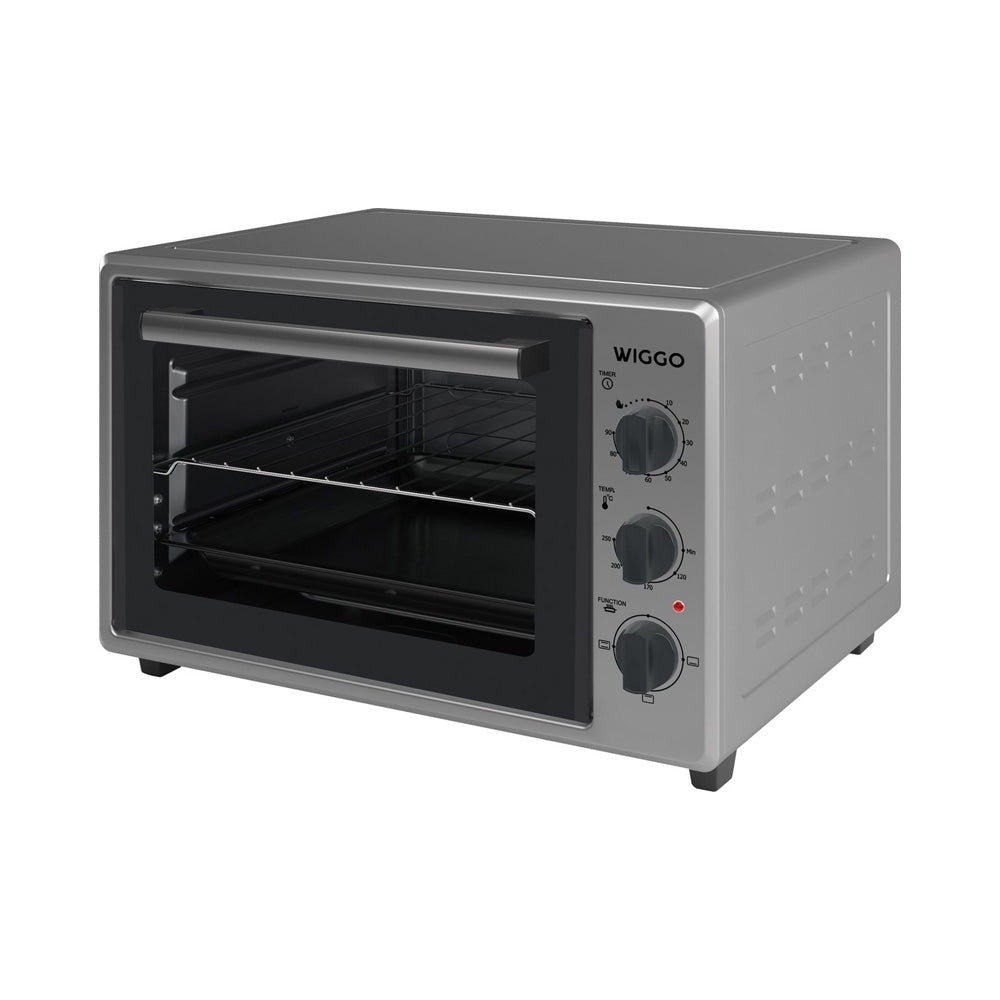 Wiggo WMO-E353(X) Vrijstaande Mini Oven - 35 Liter - Roestvrijstaal
