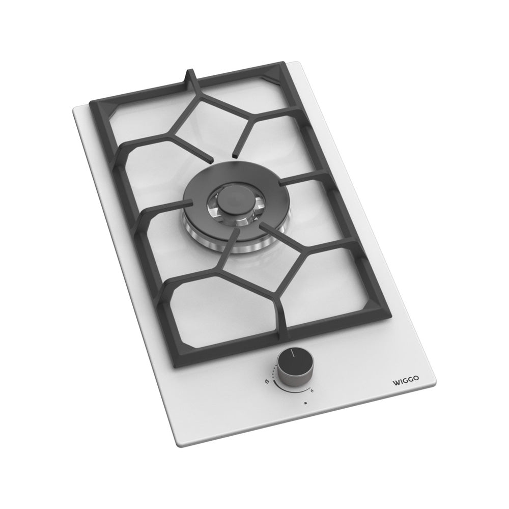 Wiggo WH-G331RD(W)-2 Inbouw Gaskookplaat - 30 cm - Wit