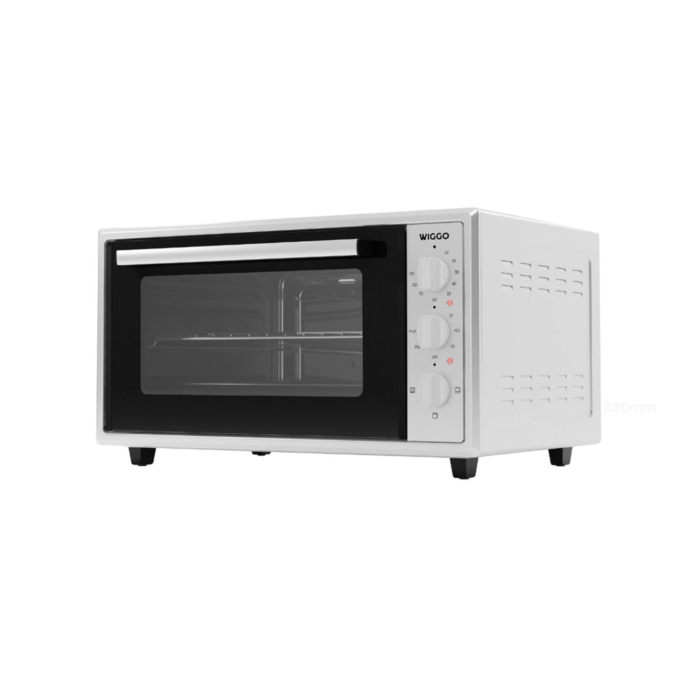 Wiggo WMO-E456(W) - Vrijstaande Mini Oven - Electrisch - 60 CM - 45 liter - 2000 W - 5 Jaar Garantie - Wit