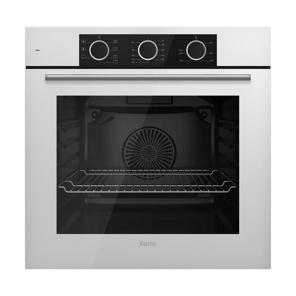 Ferre XE62CB - Inbouw Heteluchtoven - 60 cm - 78 liter - 2359 W - Stijlvol Wit