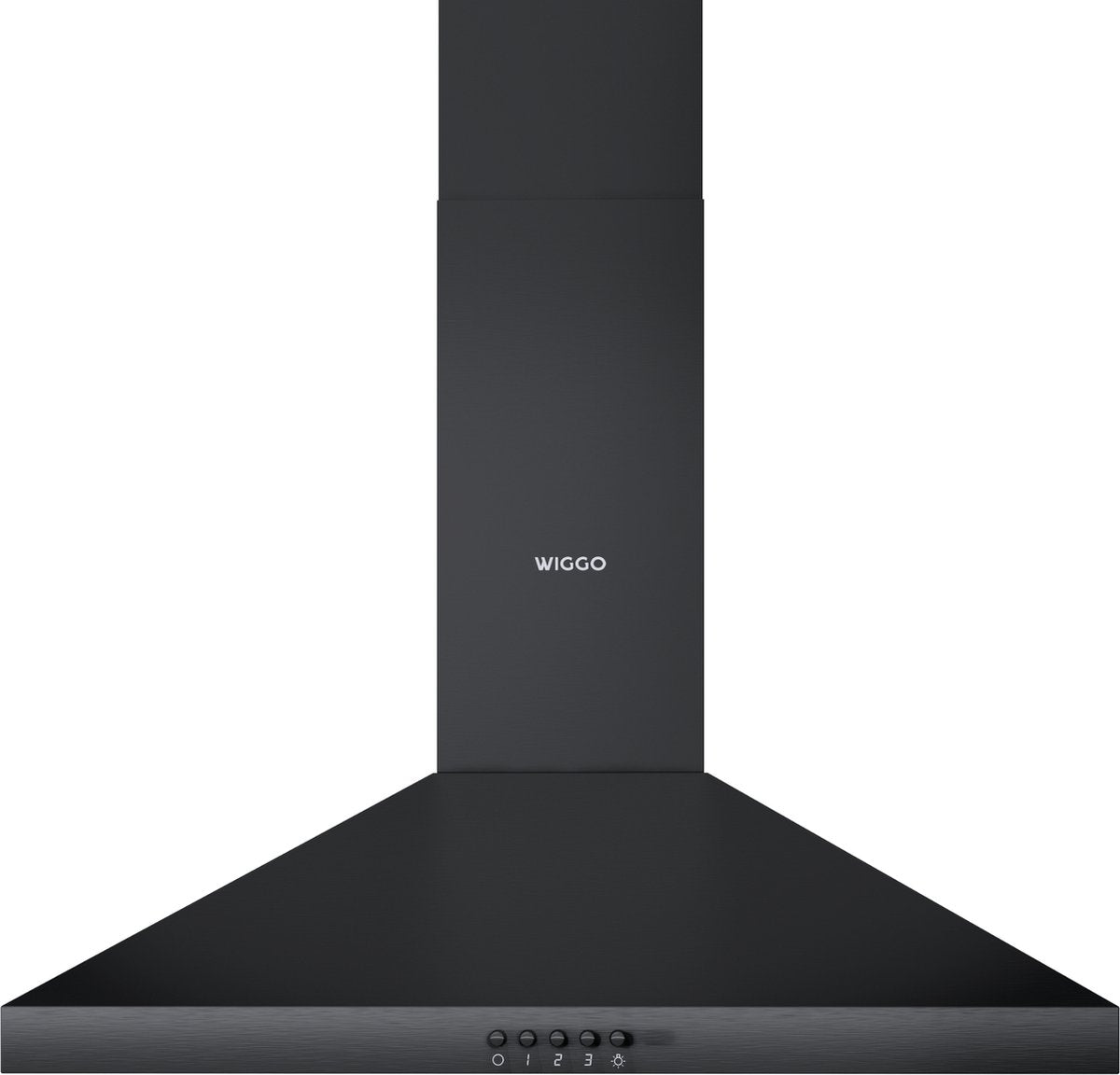 Wiggo WE‑D630P(B) Wandschouw Afzuigkap - 60 cm - Zwart
