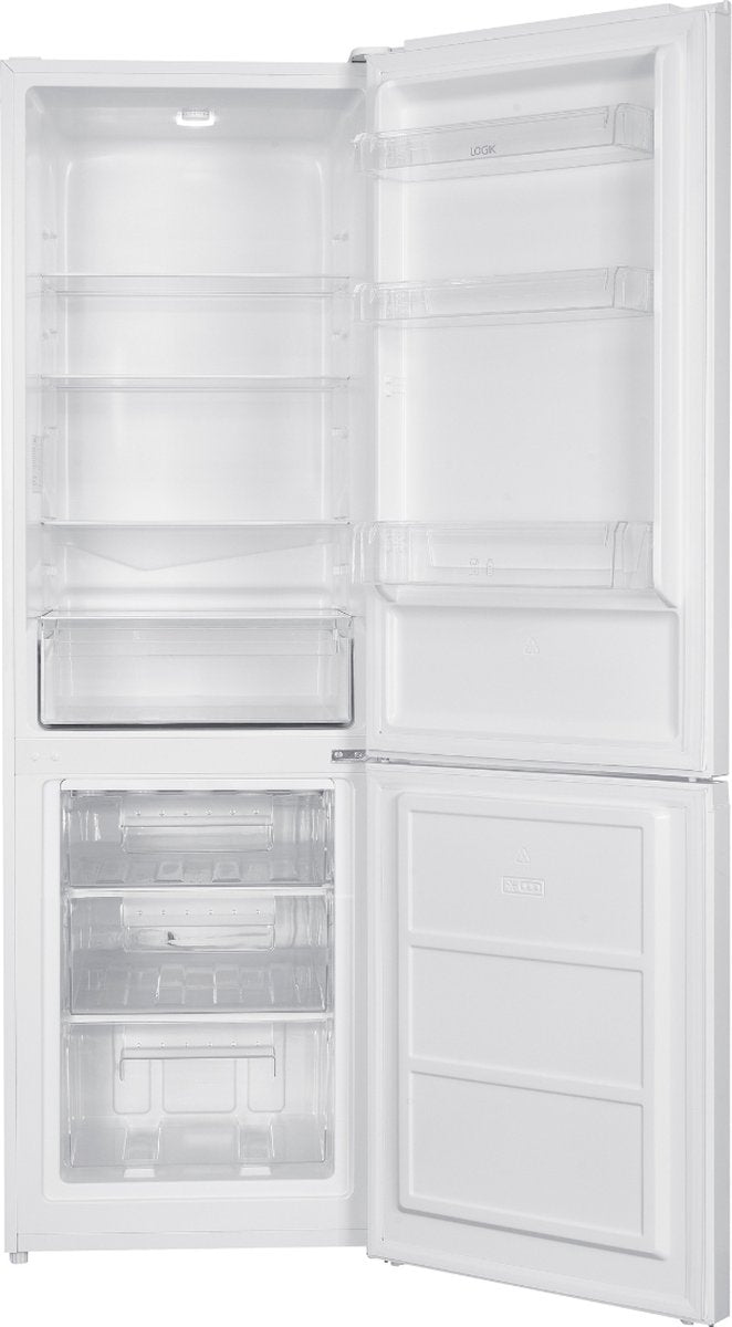 Wiggo WR-CD18C(W)- Vrijstaand - Koel-vriescombinatie - 60 cm - 315 liter - 40 dB - Energieklasse C - 5 jaar garantie - Wit