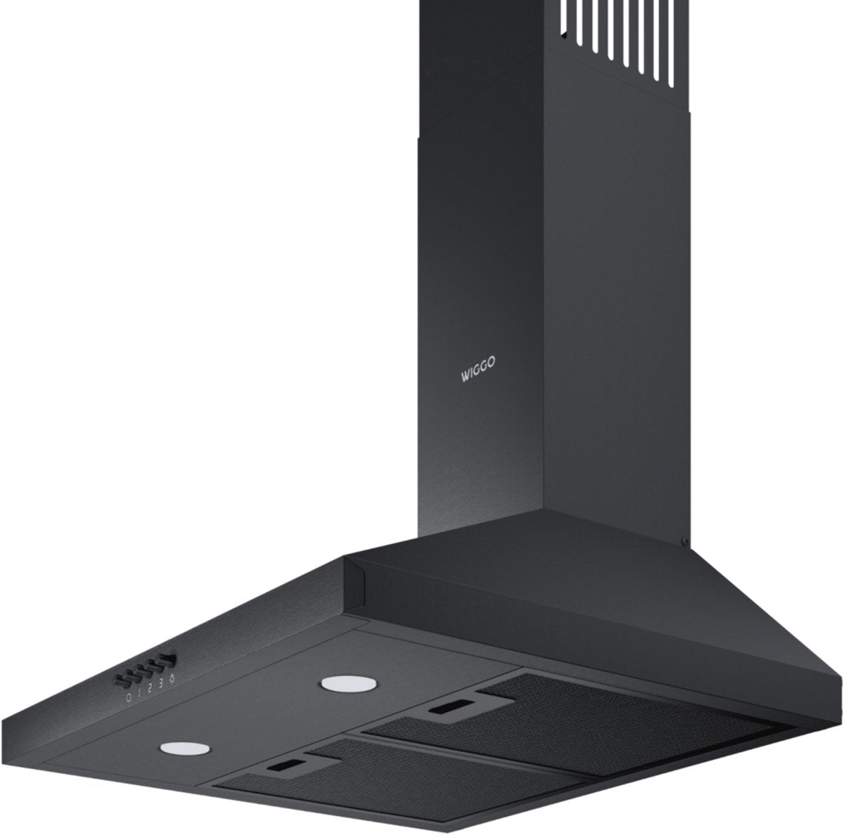 Wiggo WE-A530P(B) Wandschouw Afzuigkap - 50 cm - Zwart