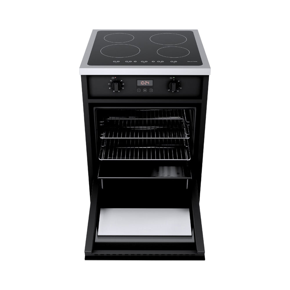 Wiggo WIO-E621A(BX) Vrijstaande Inductiefornuis - 60 cm - Zwart