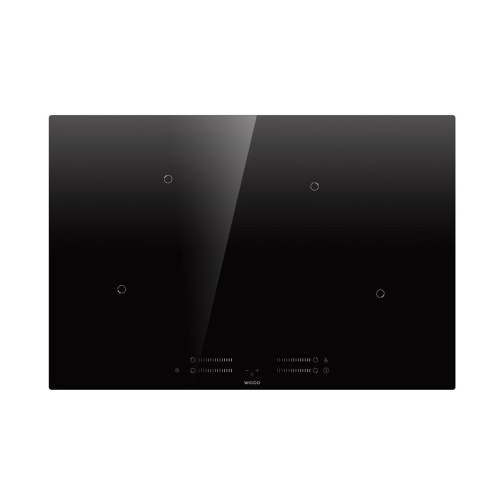 Wiggo WH-B834IRS(B) Inbouw Inductie Kookplaat - 77 cm - Zwart