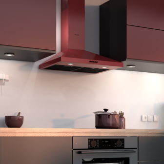 8720769321223_wiggo_WE-D630P(R)_wall mount range hood_60cm_RED_kitchen01