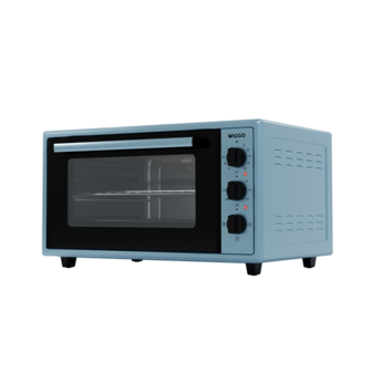 Wiggo WMO-E456(A) - Vrijstaande Mini Oven - 45 liter - Aqua Blue