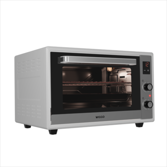 Wiggo WMO-E657(W) - Vrijstaande oven - 65 liter - Wit