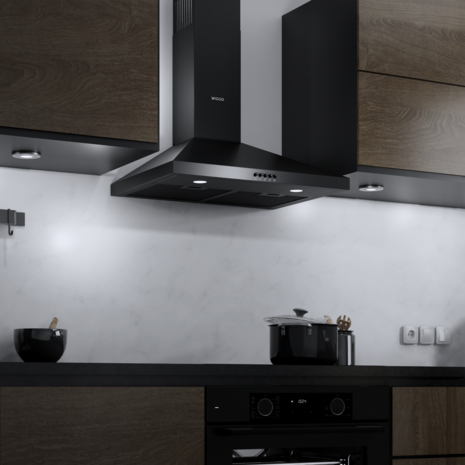 8720769321193_wiggo_WE-D630P(B)_wall mount range hood_60cm_BLACK_kitchen02