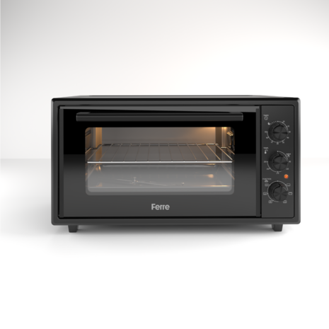 Ferre GFK-45TMO - Vrijstaande Mini Oven - 45 liter - Zwart