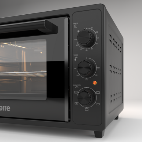 Ferre GFK-35TMO - Vrijstaande Mini Oven - 35 liter - Zwart