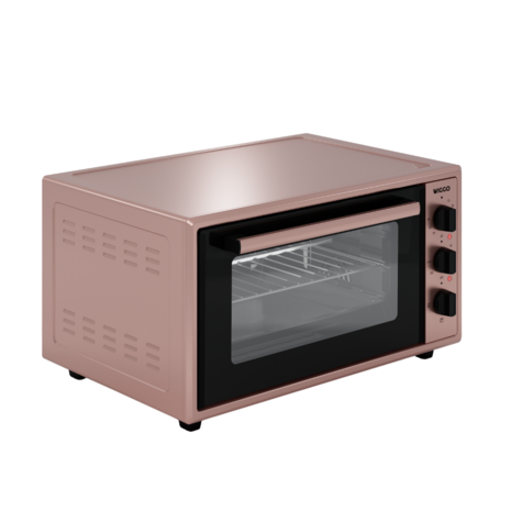 Wiggo WMO-E456(P) - Vrijstaande Mini Oven - 45 liter - Roze