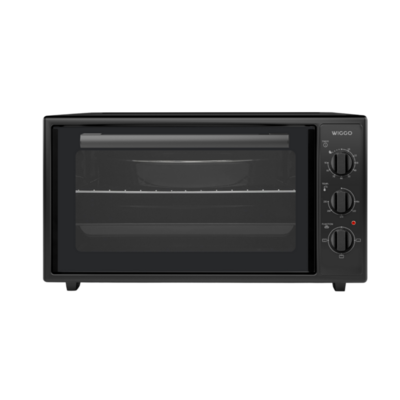 Wiggo WMO-E4562H(B)- Vrijstaande oven met kookplaat - 45 liter - Zwart