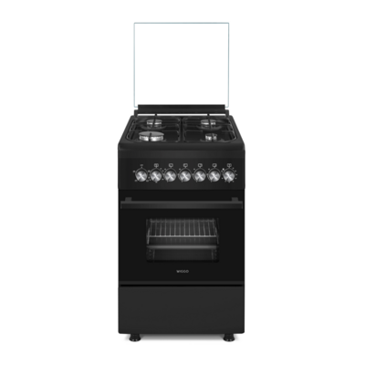 Wiggo WO-E505R(BB) Serie 5 - Gasfornuis - Zwart