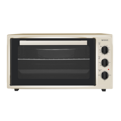 Wiggo WMO-E456(C) - Vrijstaande Mini Oven - 45 liter - Creme