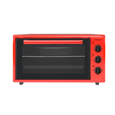 Wiggo WMO-E456(R) - Vrijstaande Mini Oven - 45 liter - Rood