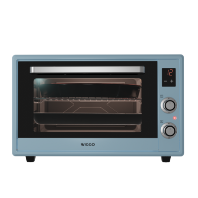 Wiggo WMO-E657(A) - Vrijstaande Mini Oven - 65 liter - Aqua Blauw