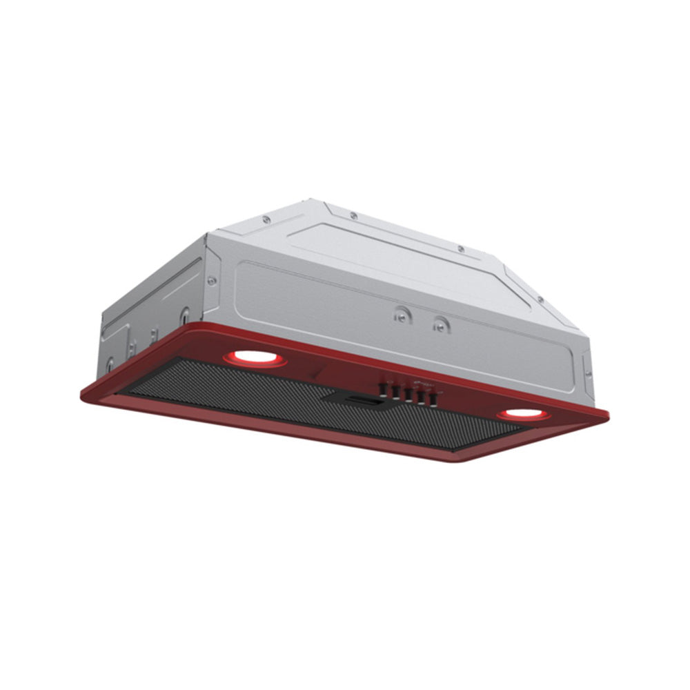 Wiggo WE-D630B(R) Inbouw Afzuigkap - 60 cm - Rood