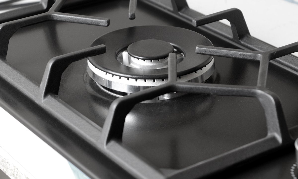 Plaque de cuisson à gaz encastrable Wiggo WH-G331RD(B)-2 - 30 cm - Noir