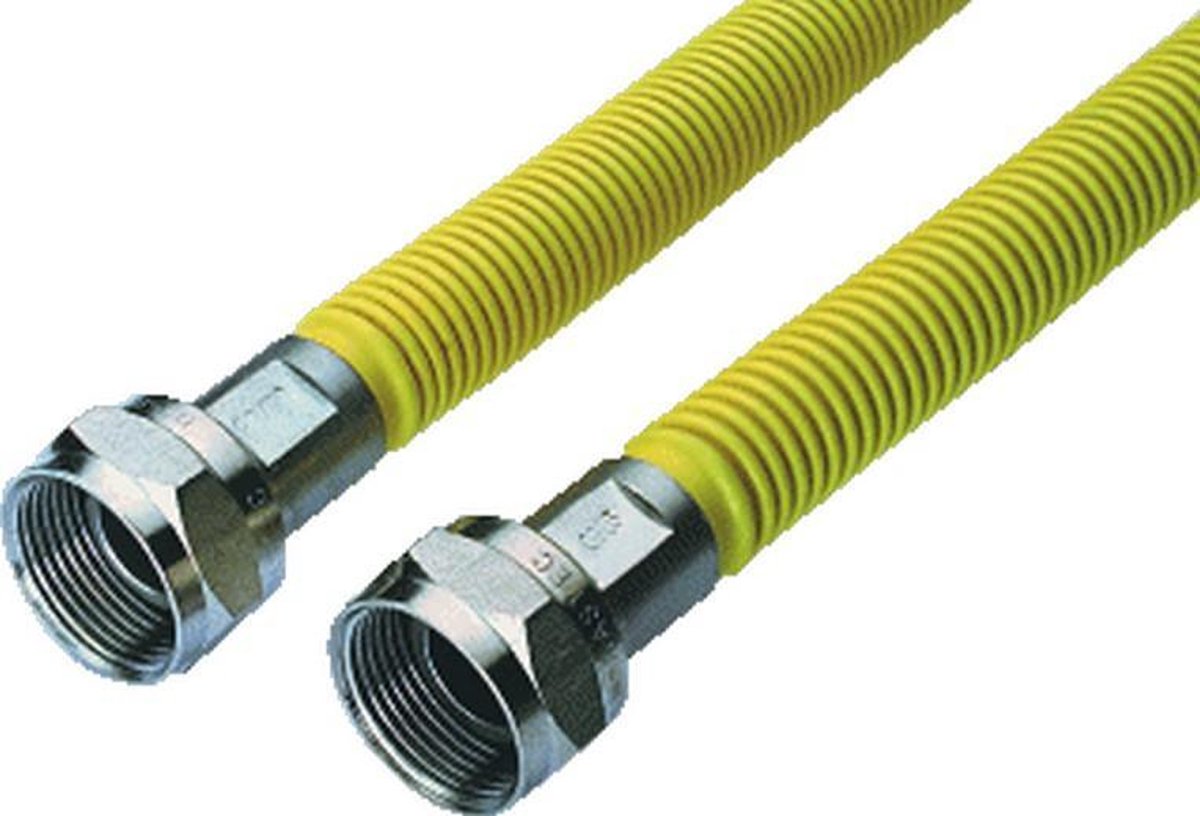 RAM gasslang Ecoflex, M24/1.5mm, le 2m, slang RVS, wartelmoer