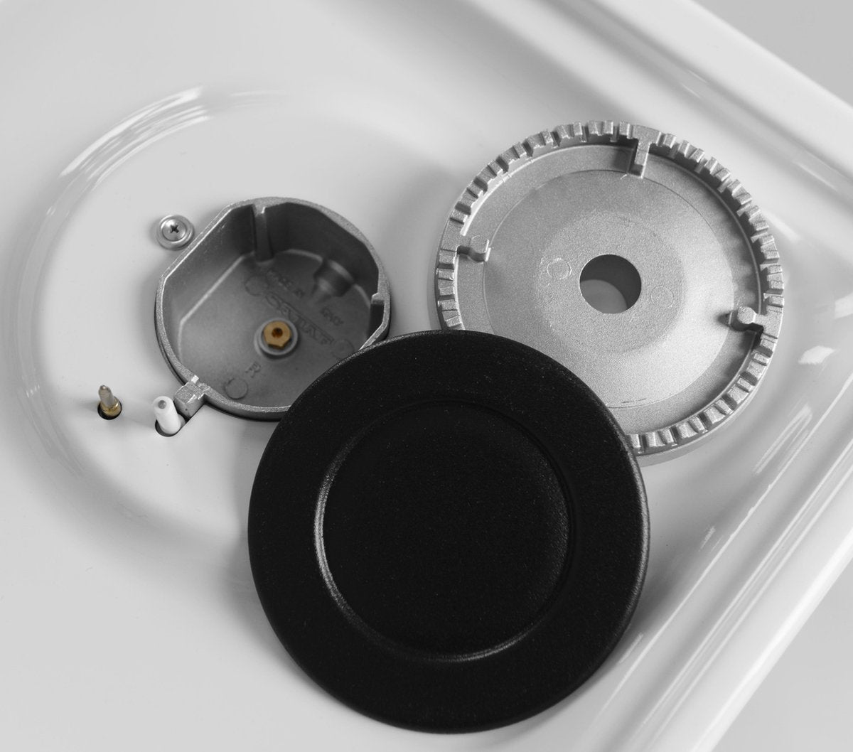 Wiggo WO-E605R(WW) – Vrijstaand Gasfornuis – 60 cm – 4 Gaspitten – Oven 66L – Energieklasse B – 5 Jaar Garantie – Wit