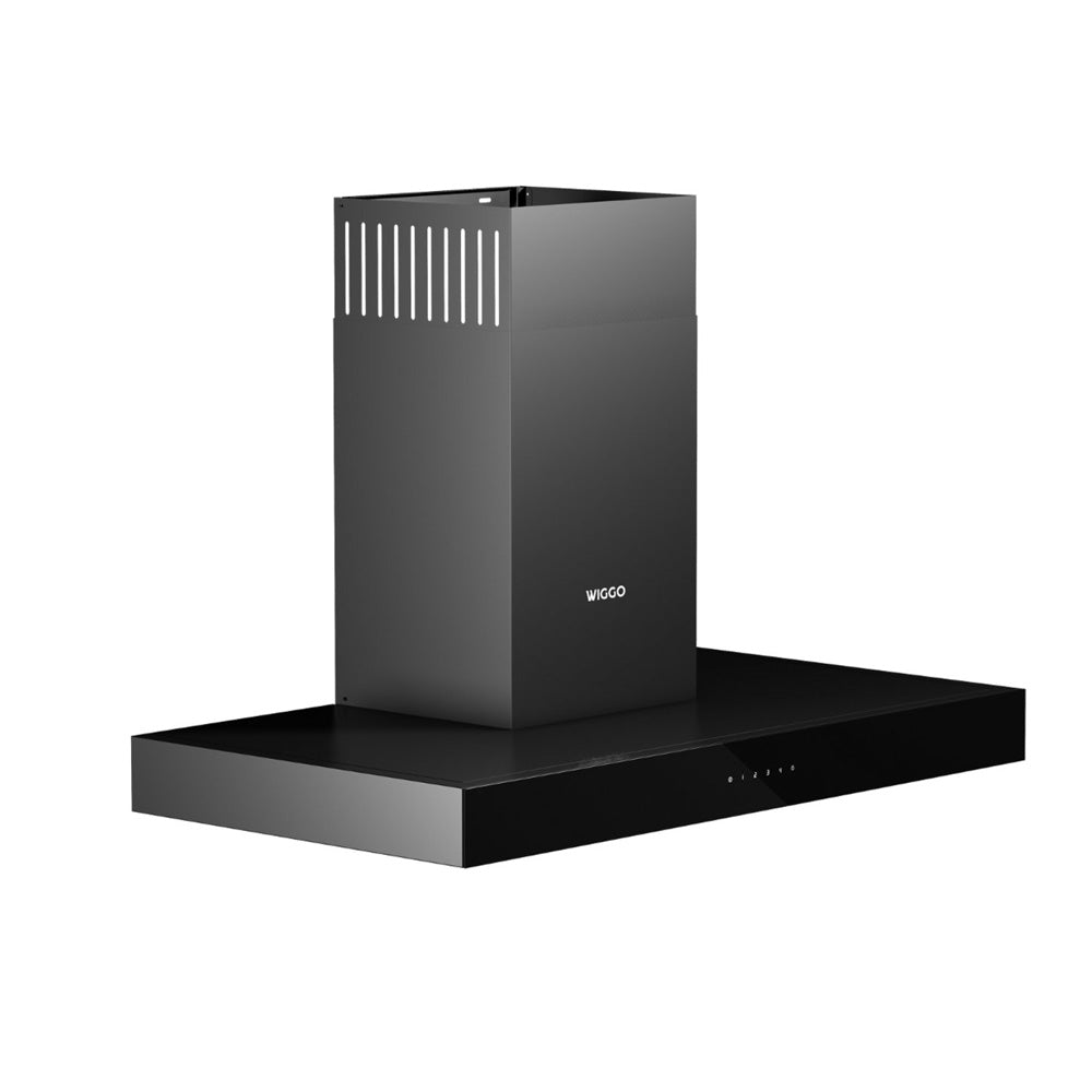 Wiggo WE-A941T(B) Wandschouw Afzuigkap - 90 cm - Zwart