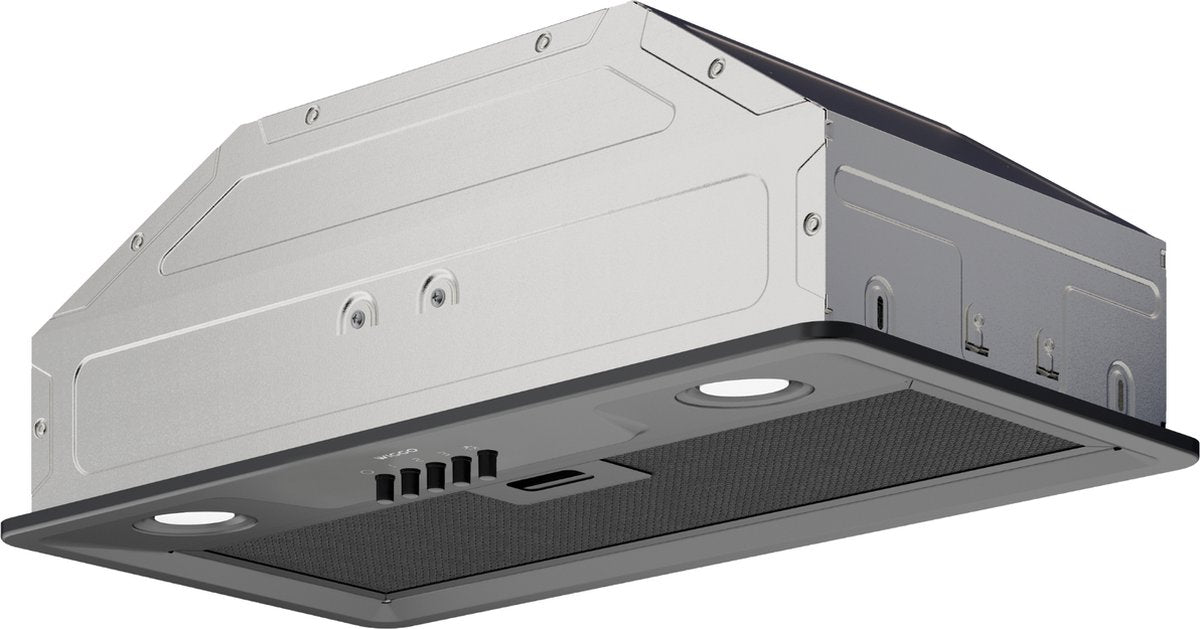 Wiggo WE-E573R(BB) - Inbouw Afzuigkap - 60 cm - Zwart