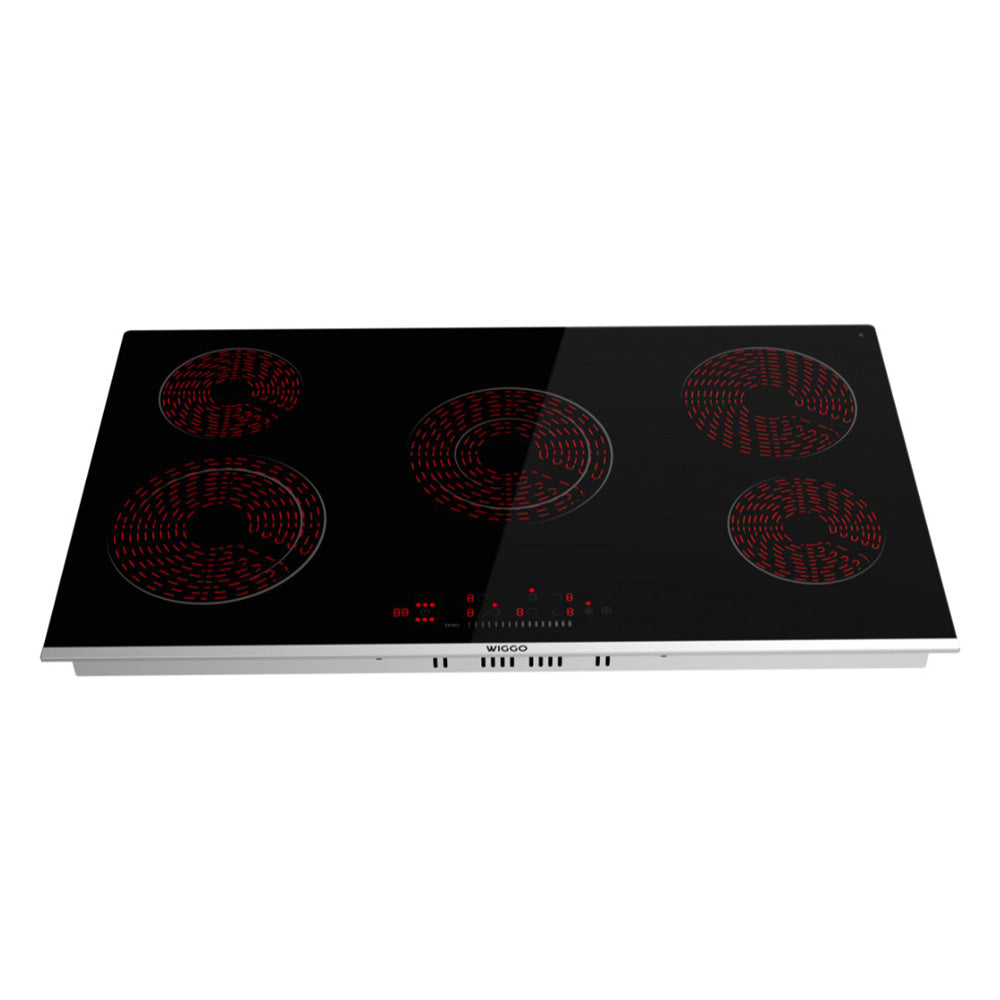 Wiggo WH-E975GC(B) Inbouw Keramische Kookplaat - 60 cm - Zwart