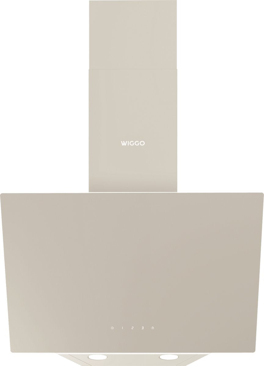 Wiggo WE-E513G(C) Schuine Afzuigkap - 50 cm - Creme