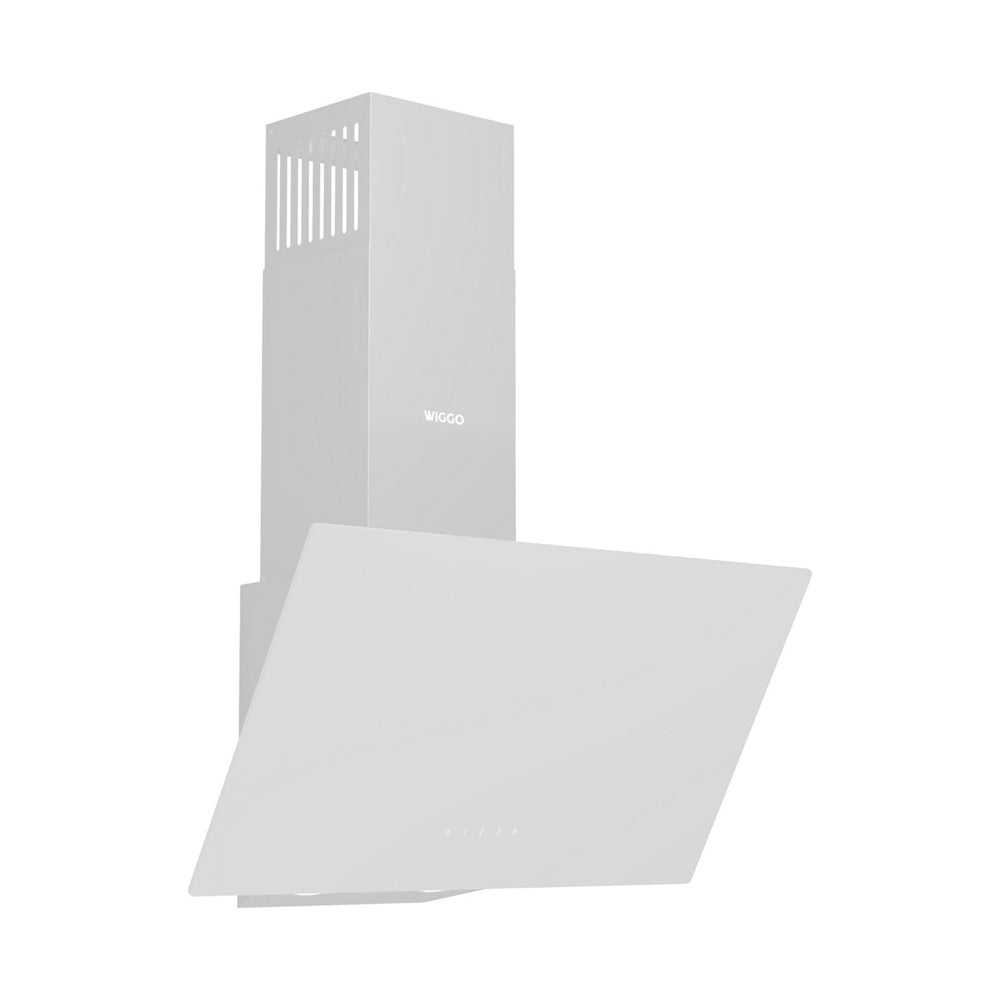 Hotte aspirante inclinée Wiggo WE-A641G(W) - 60 cm - Blanche