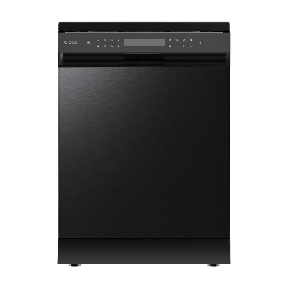 Lave-vaisselle pose libre Wiggo WD-F6148B(DX) - 60 cm - Acier inoxydable foncé