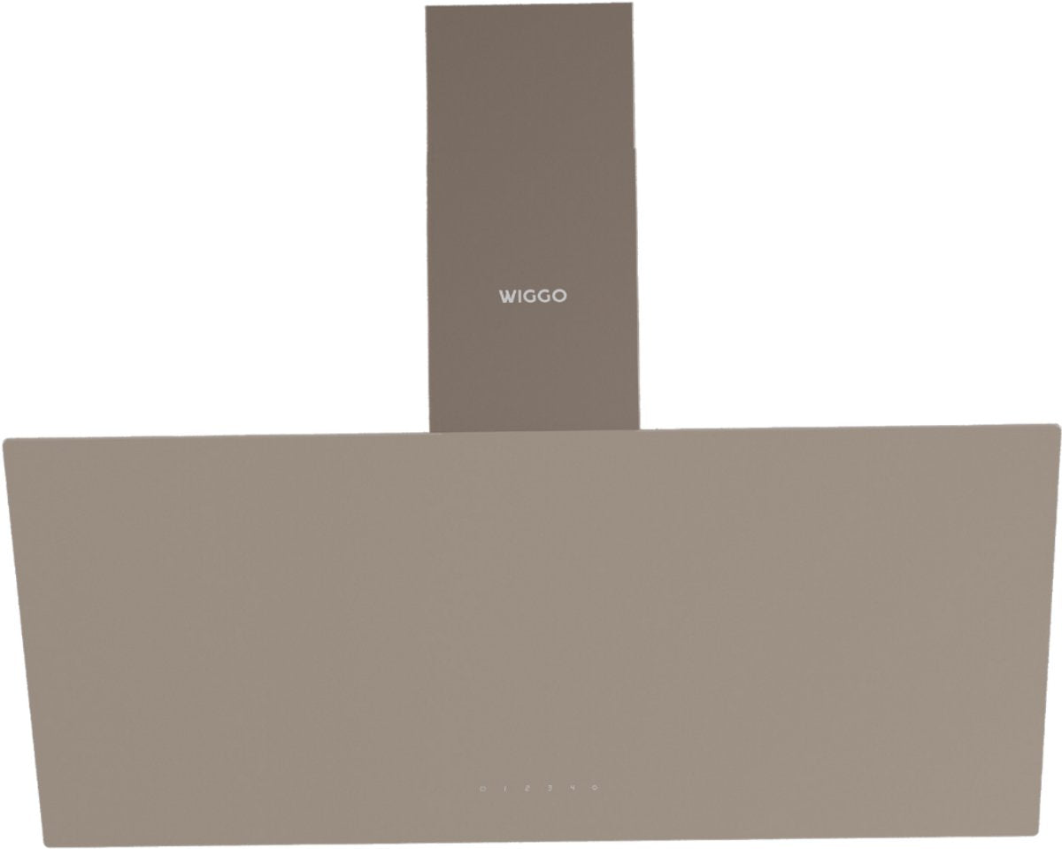 Hotte aspirante inclinée Wiggo WE-A941G(C) - 90 cm - Crème