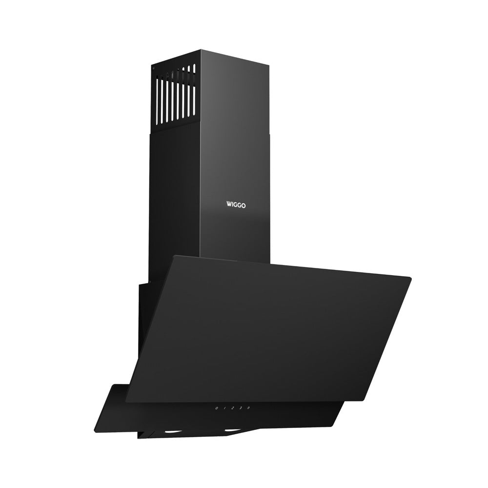 Wiggo WE-A642G(B) Schuine Afzuigkap - 60 cm - Zwart