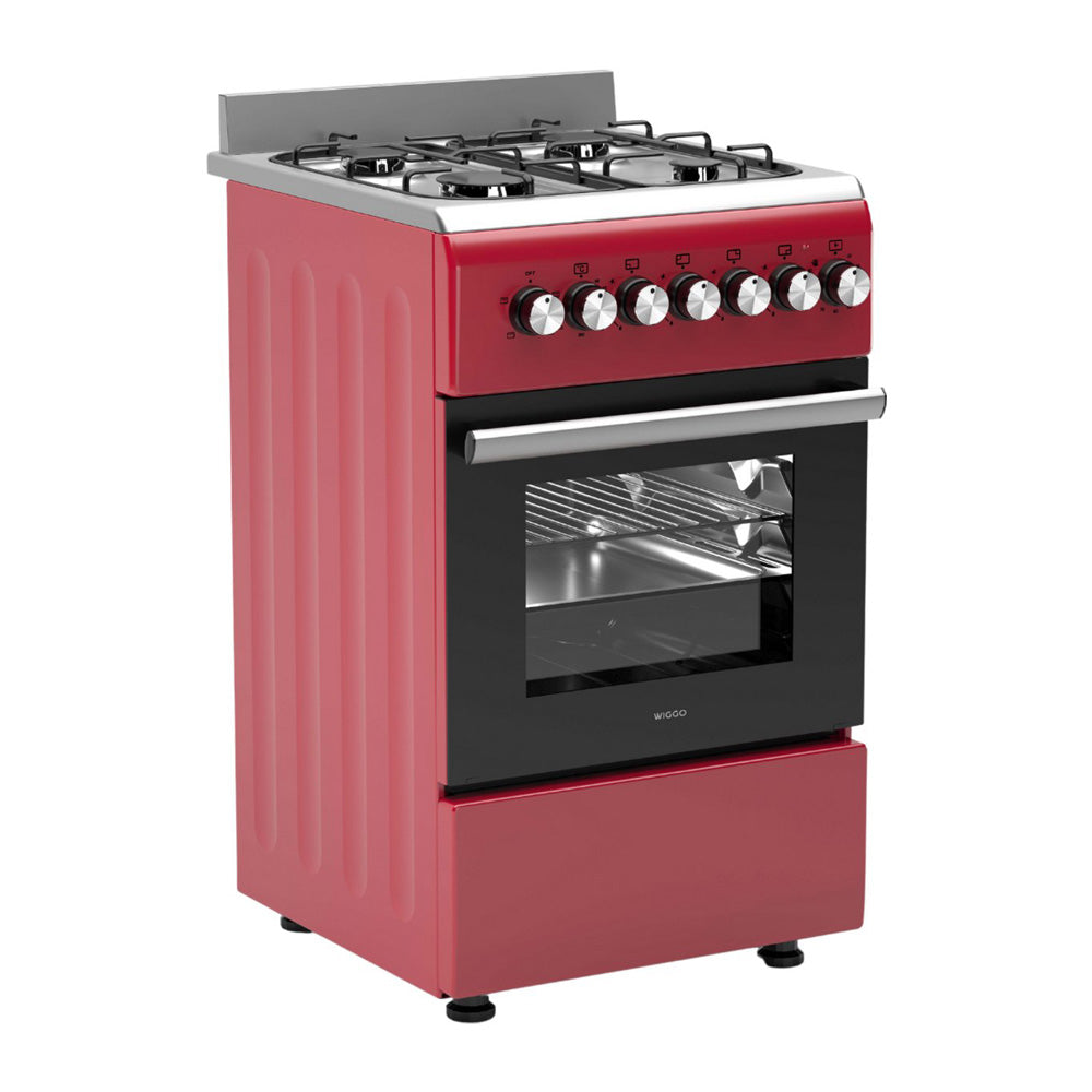 Poêle à gaz sur pied Wiggo WO-E503A(RX) - 50 cm - Rouge