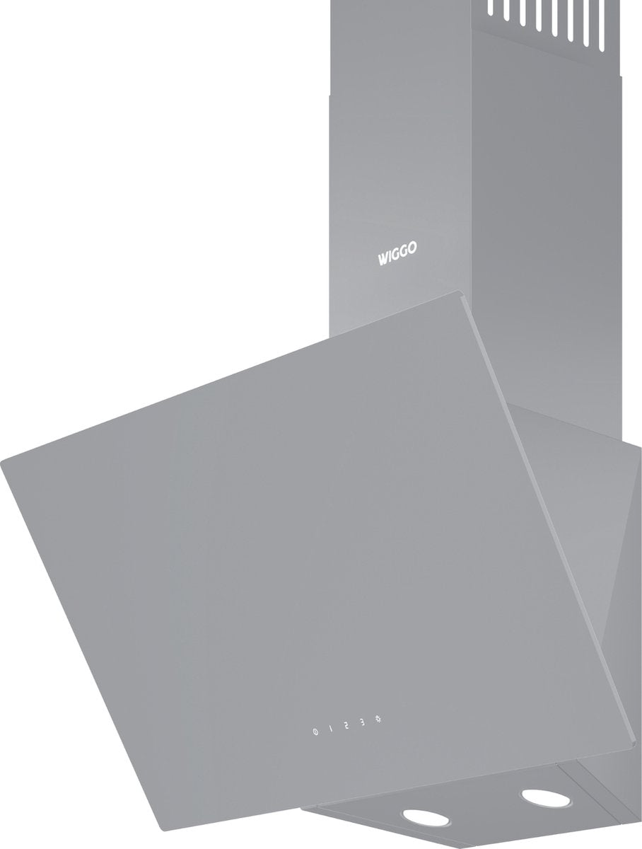 Wiggo WE-A641G(G) Schuine Afzuigkap - 60 cm - Grijs