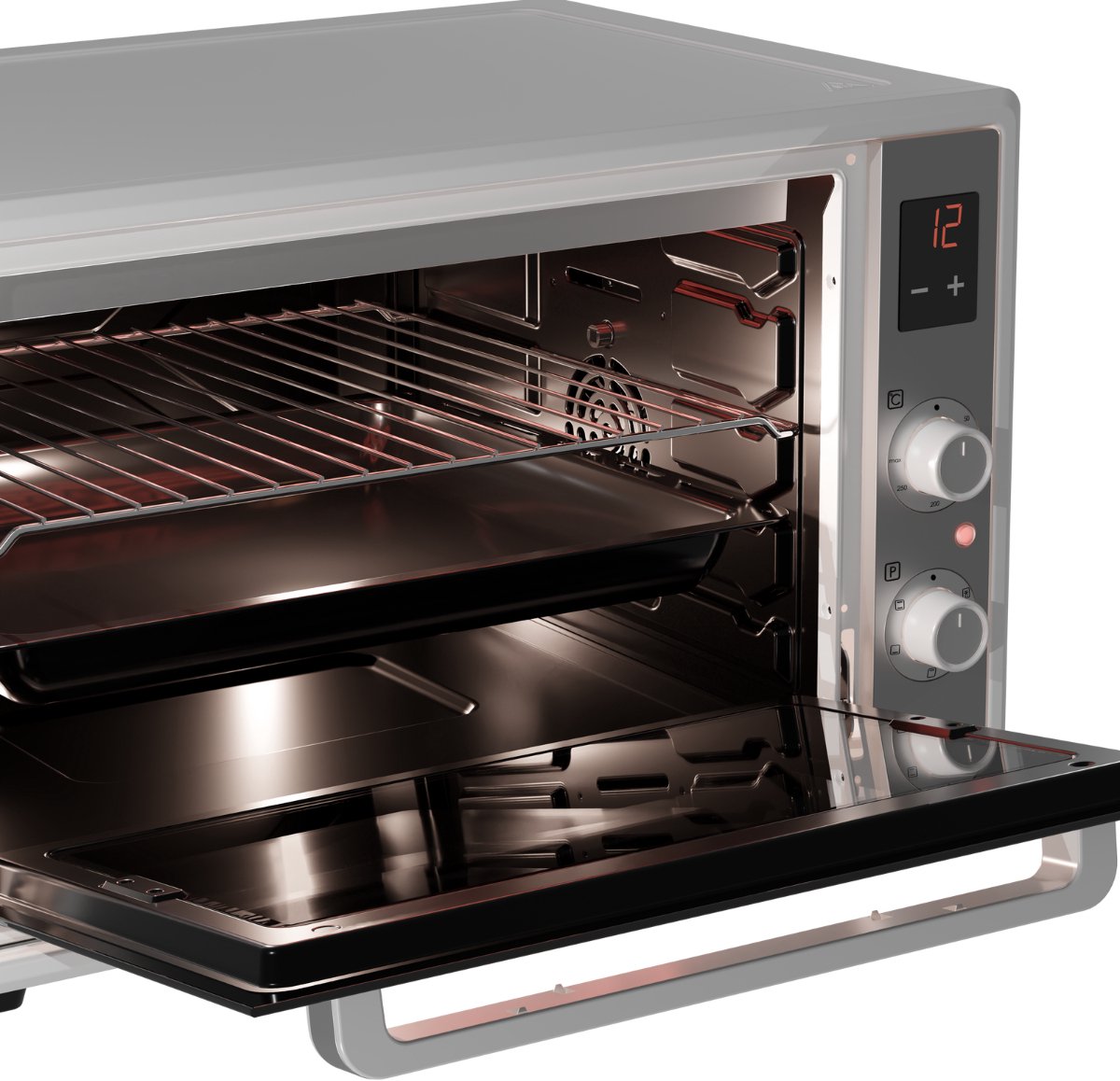 Wiggo WMO-E657(W) Vrijstaande Mini Oven - 65 Liter - Wit