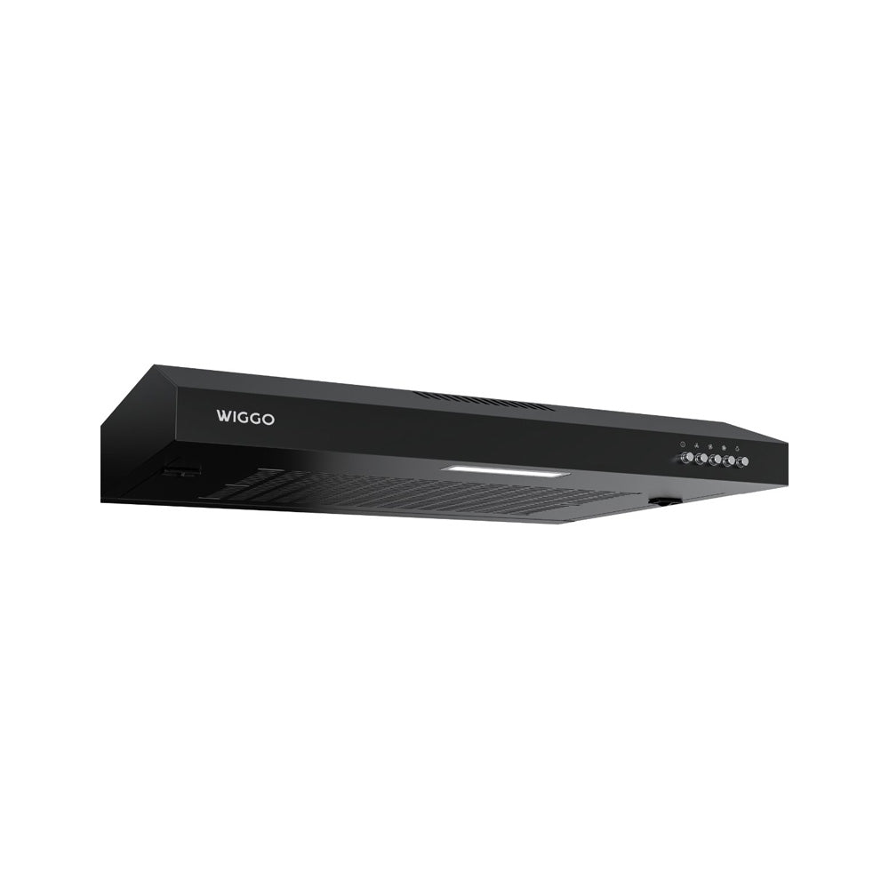 Wiggo WE-B630V(B) Onderbouw Afzuigkap - 60 cm - Zwart