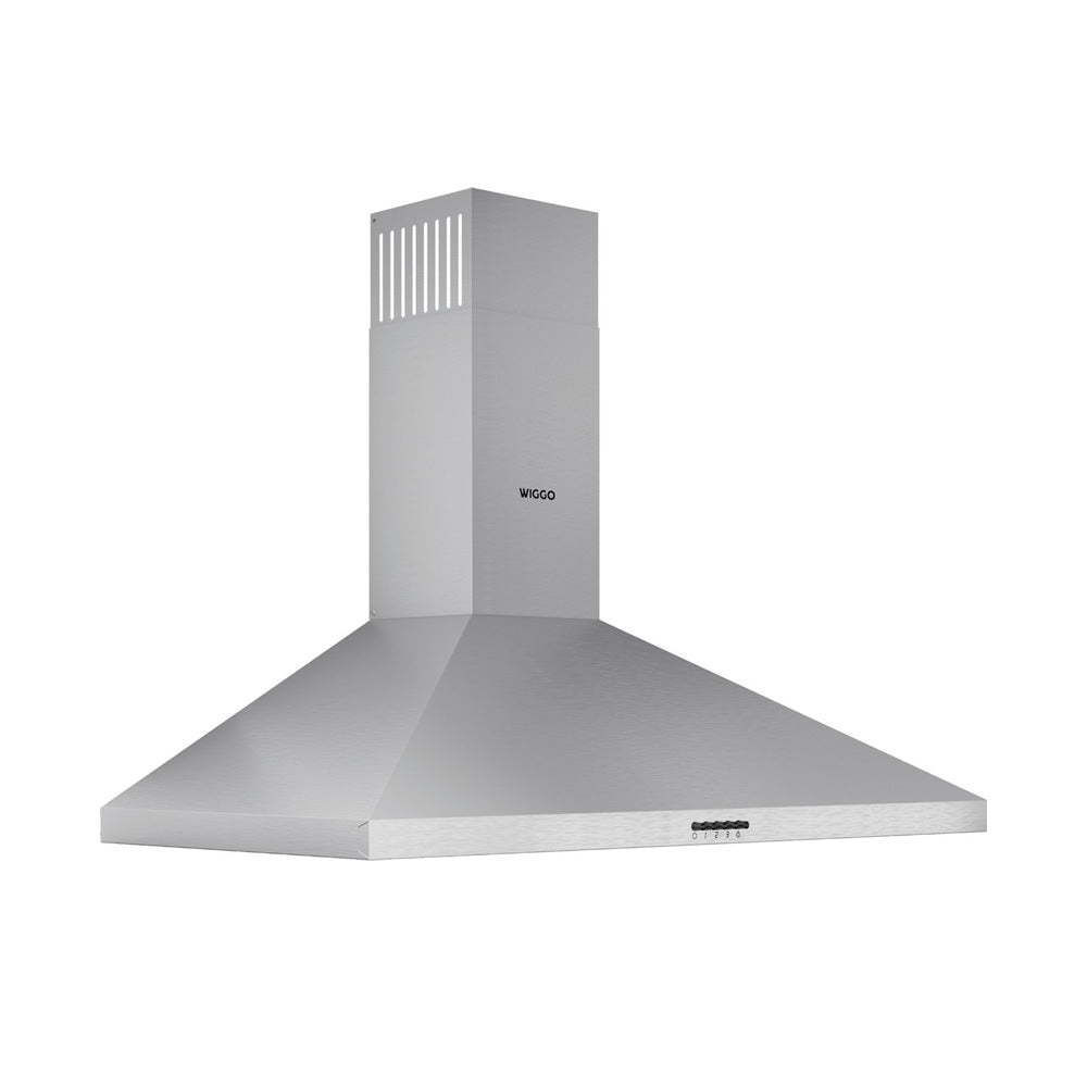 Wiggo WE-A930P(X) Wandschouw Afzuigkap - 90 cm - Roestvrijstaal