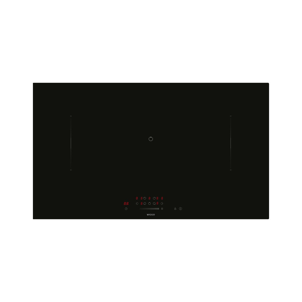 Plaque de cuisson à induction encastrable Wiggo WH-B937IRS(B) - 90 cm - Noire
