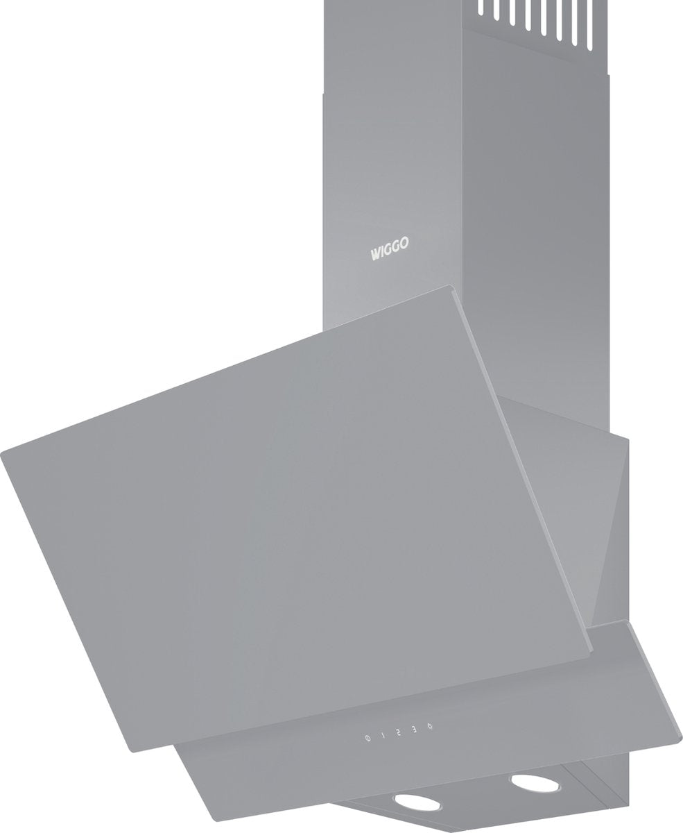 Wiggo WE-A642G(G) Schuine Afzuigkap - 60 cm - Grijs