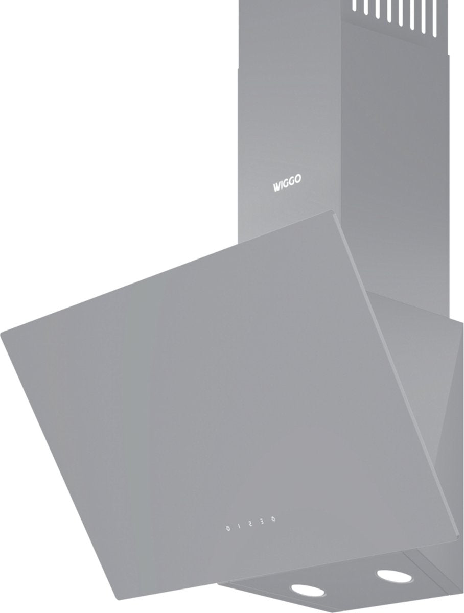 Wiggo WE-A941G(G) Schuine Afzuigkap - 90 cm - Grijs