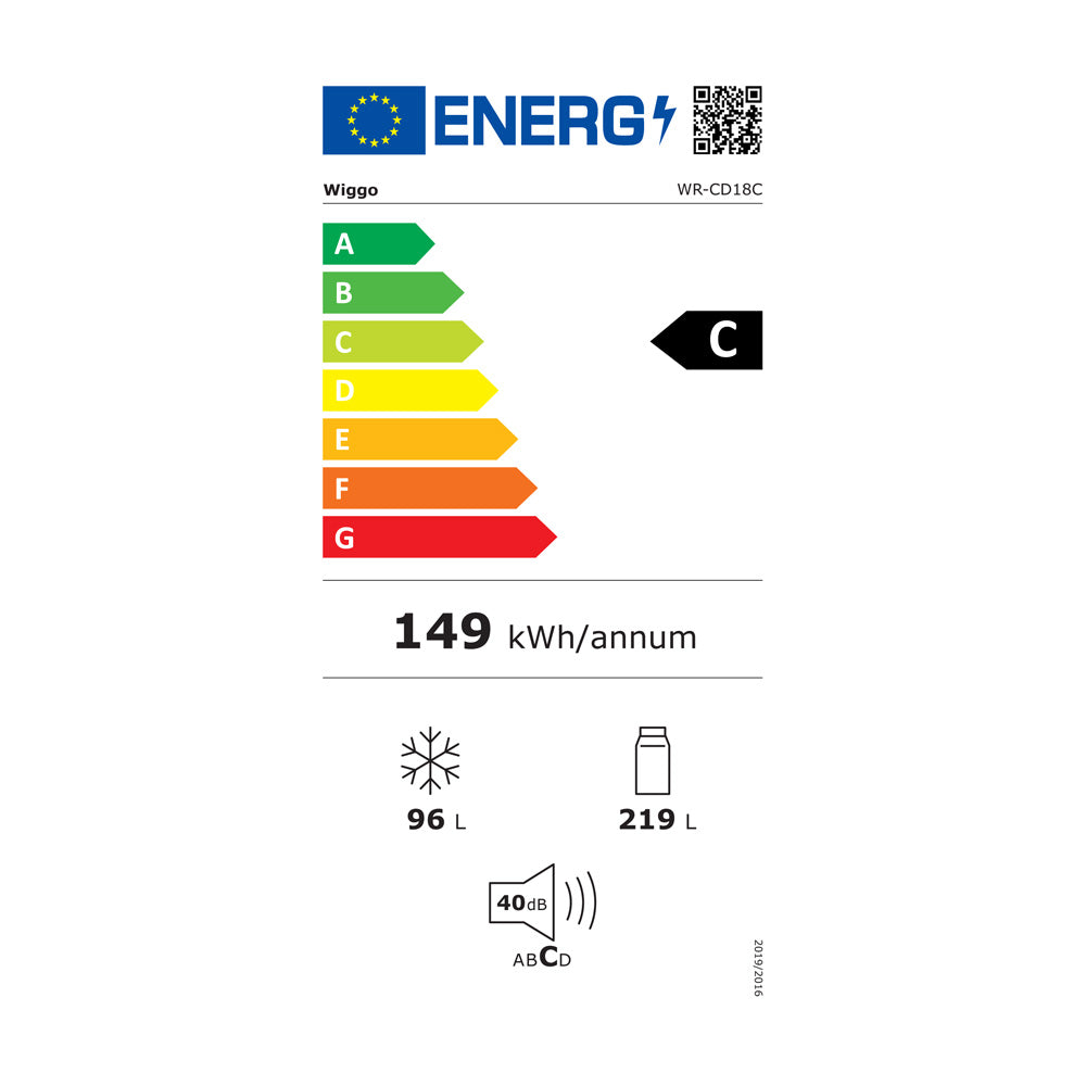 Wiggo WR-CD18C(X) Koel- en vriescombinatie