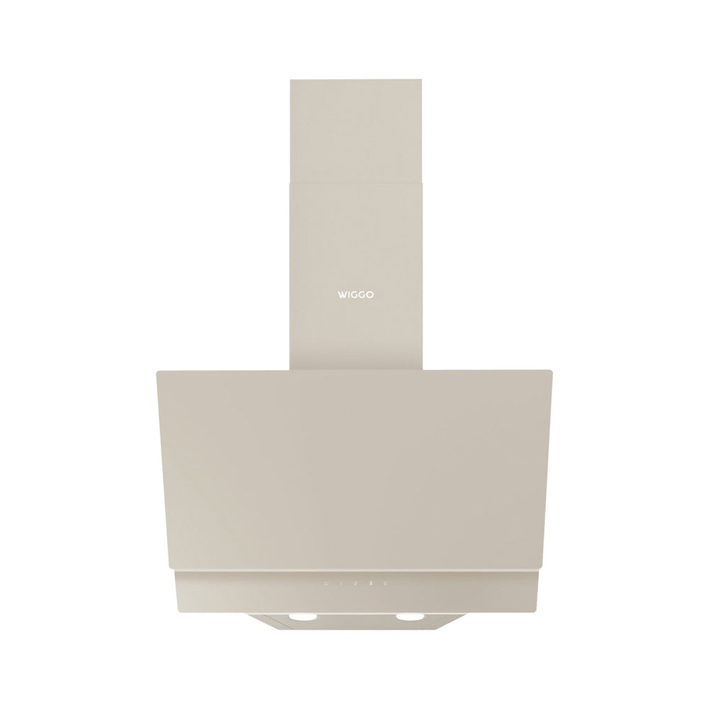 Wiggo WE-E523G(C) Schuine Afzuigkap - 50 cm - Creme Dubbel Glas